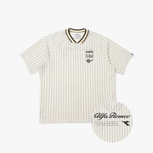 [디아도라] 알파로메오 시어서커 반팔 티셔츠 IVORY