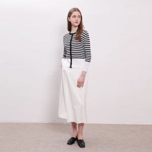 [UNIT]백 밴딩 랩 스커트 [UFJWBS284N]