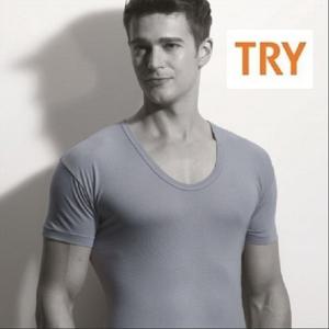 [트라이] 남성 순면 칼라티셔츠 반팔 런닝 1매 (사이즈110까지)