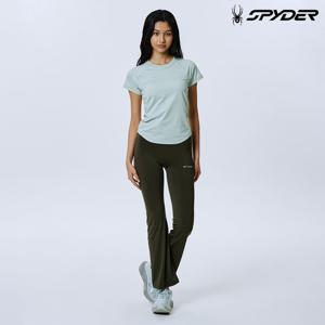 [스파이더] 여성 올데이 스킨핏 플레어 레깅스 팬츠 SPJFCNFL254WOLV