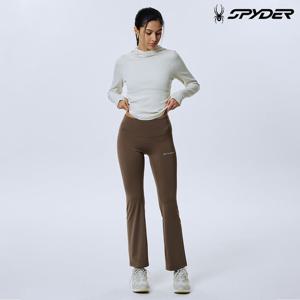 [스파이더] 여성 올데이 스킨핏 플레어 레깅스 팬츠 SPJFCNFL254WBRW