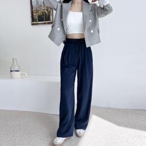 [리빌모아]여자 린넨 핀턱 와이드 팬츠 바지 DJW-PTS-SGSSL101W-