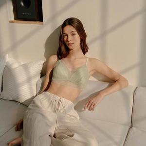 노와이어 데일리 자카드 레이스 브라렛 VBRN175TSG