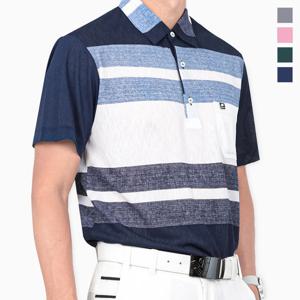 남성용 골프 포켓 포인트 반팔 카라티셔츠 Model No_I2-4W014