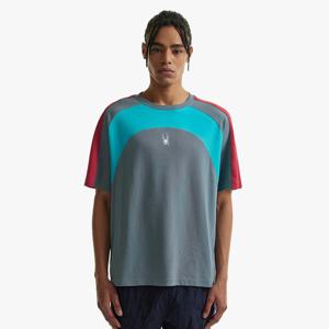 [스파이더] 공용 컬러블록 티셔츠 SPHMCNRS333UCBL