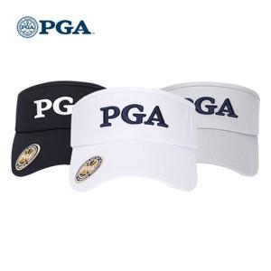 PGA 남성 볼륨 자수 로고 썬바이저 골프모자 썬캡 P0MCP09
