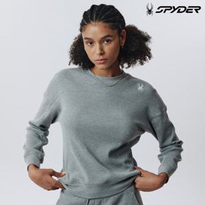 [스파이더] 여성 와플 드롭숄더 맨투맨 SPIFCNRL252WMGR