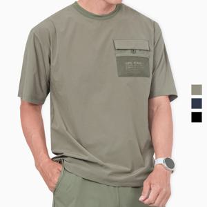 버팔로 남성 아웃도어 소프트 쿨 라운드반팔티 Model No_DB4079