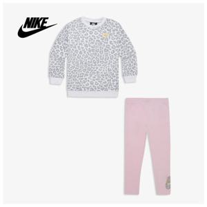 나이키 FLEECE CREW & LEGGING SET DQ3753-663