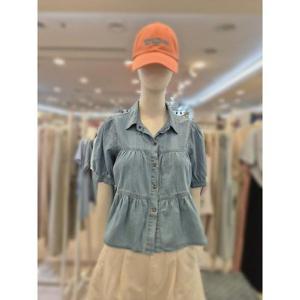 부루앤쥬디 세이브존03 부루앤쥬디 티어드 데님 셔츠 SAVBBKBQGSH905C