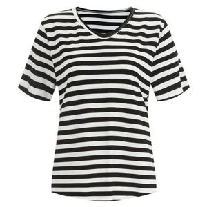 샵앤) 이온 여성 레귤러핏 단가라 반팔 DAI-WSH-12085-블랙