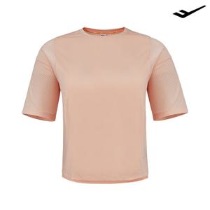 [프로-스펙스] (PSM_PR3WT24M322_) 여성 숏 기장 러닝 커버업 티셔츠 PR3WT24M322