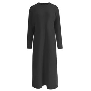 샵앤) 밑단 옆트임 여성 캐시미어 원피스 FR.B-WDR-1691-블랙