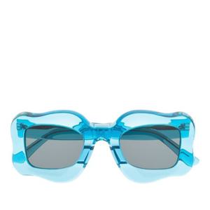 본사이 오버사이즈 커브드 프레임 선글라스 AC008AZURE