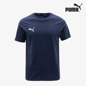 [푸마]푸마 팀골 캐쥬얼 네이비 라운드 반팔티셔츠