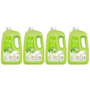 [애경] 순샘 주방세제 라임 3L x 4개 대용량 퐁퐁