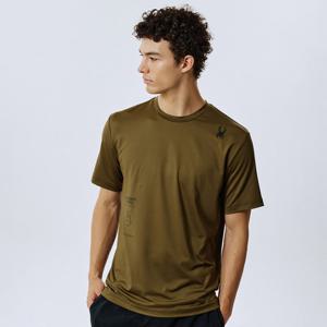 [스파이더] 남성 냉감 4WAY 헥사곤 그래픽 반팔 티셔츠 SPJFCNRS203MKHA