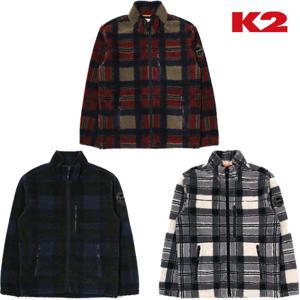 양말증정 남성 가을 간절기 비숑 체크 플리스 뽀글이 자켓 KMU23160