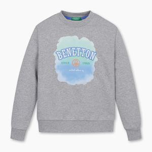 [베네통키즈] 프린팅 포인트 맨투맨_QAMT09461MG