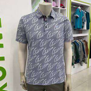 [팜스프링스]남성 프린트  로고 티셔츠GS23KY71MIU_DG