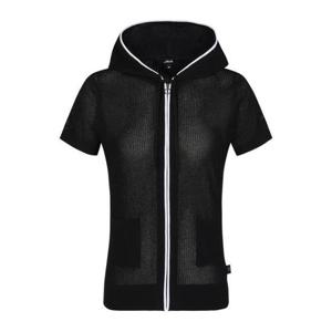 JDX HC11 여성 슬로건 풀집업 반팔 가디건 X2SCV6321