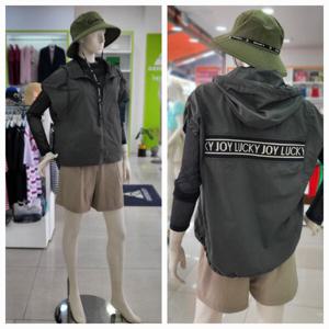 [팜스프링스]여성 솔리드 후드 가오리핏 베스트 GP24WV22W_DG