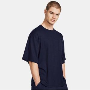 언더아머반팔티 RQD 1383106-410 남성 UA 라이벌 와플 크루