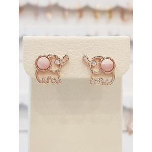 볼라레 세이브존01 10대친구생일선물 장미석 코끼리 귀걸이 spe764