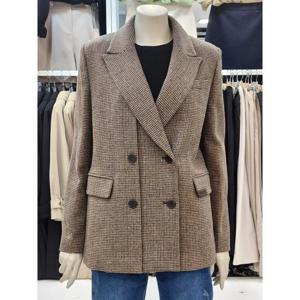 SOUP 세이브존07 헤링본 미니 더블버튼 자켓 VA1JK70