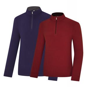 콜핑 남성 기모 등산 긴팔 반집업 티셔츠 소프트터치 보온  2344TK558M