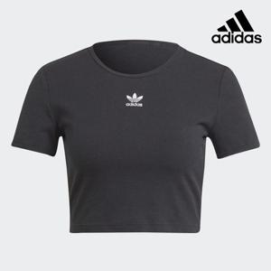 [아디다스(퍼포먼스)]여성 타이트 반팔티 에센셜 립 반팔 티셔츠/RIB TEE II8057