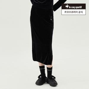 [르꼬끄공식] 여성 벨벳 맥시 스커트 (QP422OSKO2)