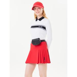 [볼빅어패럴] 여성 골프 컬러블럭  에리 티셔츠 VLTSO905_OW