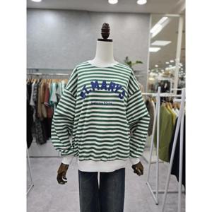 스테파니 세이브존05 단가라 메리 패치  맨투맨 A24TS4324