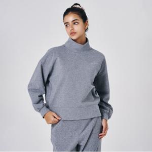 [스파이더] 여성 울 라이크 하프넥 긴팔 티셔츠 SPJWCNRL356WMGR