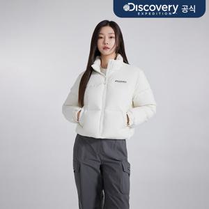 여성 반슬리 크롭 고프코어 다운 (CREAM)