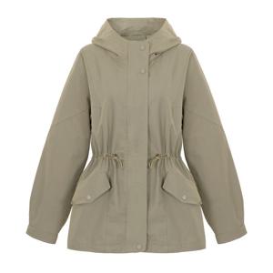 [에이비에프지]셔링 디테일 후드 야상 점퍼 APY4HU33J