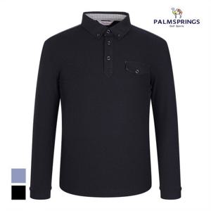 [팜스프링스] 남성 와플소재 버튼카라티셔츠_STSM233114