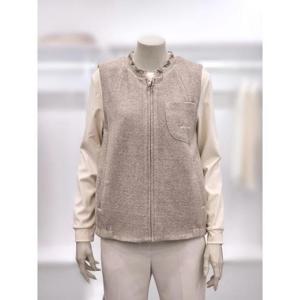 프렐린 세이브존02 프릴넥포켓장식집업조끼 RBV244S10