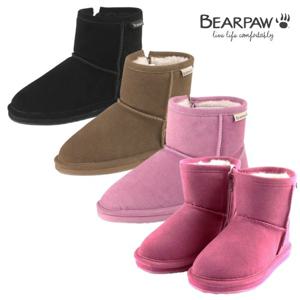 [베어파우(슈즈)]아동 DEMI KIDS 천연소가죽 겨울 방한 양털 부츠 4컬러 (619OD-K-EGR)