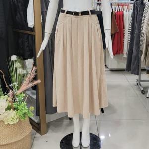 스테파니 DP01 코듀로이 벨티드 스커트 A24SK4402