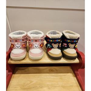 [미키하우스10] 11O409303  MH 푸치 우사코 찍찍이 털 롱부츠  (13~16)