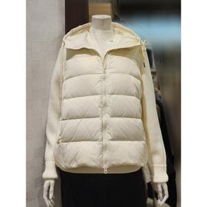 [벨라디터치][벨라디터치] V9E3DN23 니트소매 후드넥 경량패딩 (