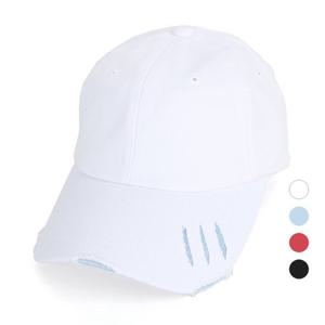 [디꾸보]빈티지 컷팅 라인 바이저 볼캡 모자 HN804NE