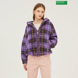 베네통 헬렌 체크 점퍼 BAJP55361_VO