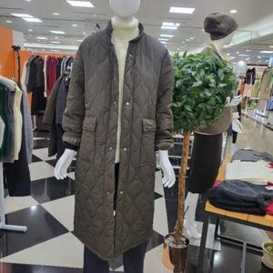 파파야 DP01 누빔 롱 점퍼 PNORJP005D