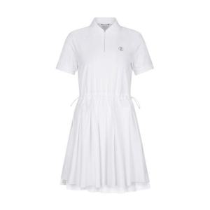 [톨비스트](여성)허리 스트링 반팔 플리츠 원피스_GADF7-WOP330_