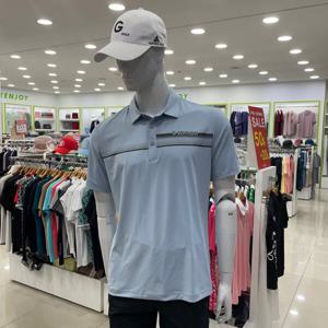 [팜스프링스]골프 카라넥 프린트 티셔츠GS23KY62M_DG