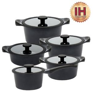 드림셰프 서빙(IH) 인덕션주물냄비 5종SET(10PCS)