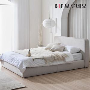 보루네오하우스 프라임 멜드 패브릭 평상형 호텔 침대 프레임 K